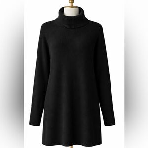 Banana Republic Classic Black Cowl Neck Sweater